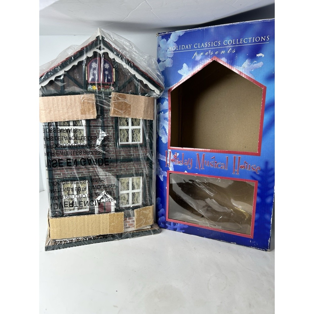 Holiday Classics Collection Holiday Lighted‎ Moving Musical House 2005 Innovage